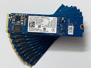 10 pcs Intel Optane Memory M10 SSD M.2 2280 MEMPEK1J016GA 16GB PCIe 3.0x2 Xpoint - Picture 1 of 5