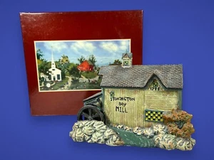 Lang and Wise Folk Art Village House Stonington Bay Mulino illuminato 1a edizione - Foto 1 di 21