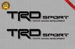 TRD SPORT Decal Set Fits 2006-2011 Tacoma Tundra Truck Vinyl Sticker black/gray - Bild 1 von 1