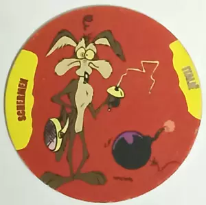 INDIA 1995 WARNER BROS SMITHS WORLD FLIPPO TAZO WILE E. COYOTE SCHERMEN ITALIA - Foto 1 di 2