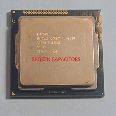 BROKEN CPU/Intel/Core i7-2600/3.40GHz/Quad Core/LGA 1155/CPU/SR00B/Sandy Bridge - Image 1 of 4