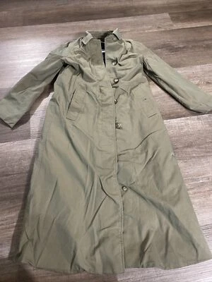 Jaqueta Brooks Brothers Vintage Feminina 4 Verde Trench Pea Coat Forrada de Lã - Imagem 1 de 4