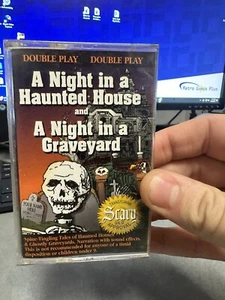 A Night In A Haunted House & Night In A Graveyard Halloween Sound FX Music Tape - Picture 1 of 6