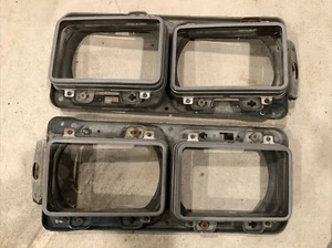 ‘80 - ‘84 Mk1 Vw Jetta Headlight Bucket Assemblies Driver Passenger GLI OEM 8v - Picture 1 of 10