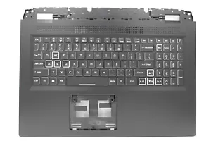 NEW Acer Nitro AN517- 55 Palmrest US Backlit Keyboard 6B.QLGN2.001 Rev:01 - Picture 1 of 4