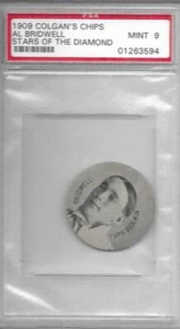 1909 Colgans Chip Al Bridwell PSA 9 Giants 876 - Bild 1 von 1