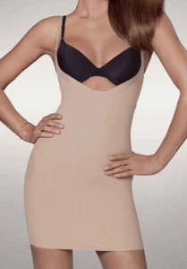 MAIDENFORM Nude Firm Shapewear WYOB Convertible Full Slip Dress NEW Womens Sz S - Picture 1 of 7