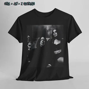 Snape und Lana del Rey Unisex T-Shirt, Harry Potter Musik Fan, schwarz-weiß - Bild 1 von 19