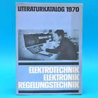 Literaturkatalog 1970 | Elektrotechnik Elektronik Regelungstechnik | DDR 