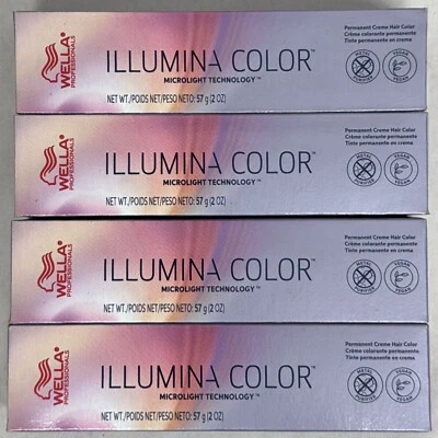 Wella Illumina Permanent Hair Color 5/81-5/PA Light Brown/Pearl Ash 2oz (4 pack) - Image 1 of 4