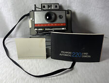 Vintage Polaroid Automatic 220 Land Camera With Strap And Manual Untested
