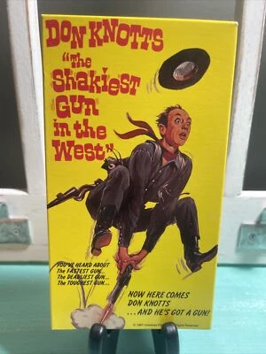 The Shakiest Gun In The West VHS 1987 Don Knotts Good Times Video - Image 1 of 4