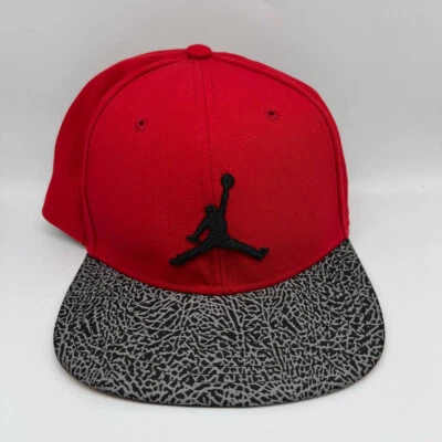 Gorra Air Jordan roja negra Jumpman gorra Snapback para hombre Foto 1 de 4