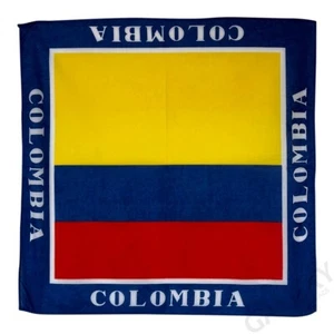 Colombia Bandana / Colombia Flag Bandanna - Picture 1 of 1