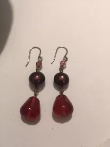 Premier Designs Jewelry Raspberry Earrings..NEW.. - Picture 1 of 2