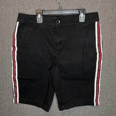 Guess Shorts Men's 31W Black Straight Striped Colorful Street City Designer  - Image 1 of 4