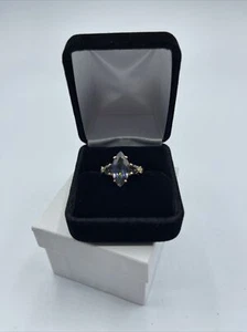 Beautiful 10K Yellow Gold Mystic Quartz Ring #11 - Picture 1 of 12