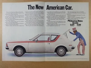 1970 AMC Gremlin "The New American Car". vintage print reklame - Bild 1 von 1