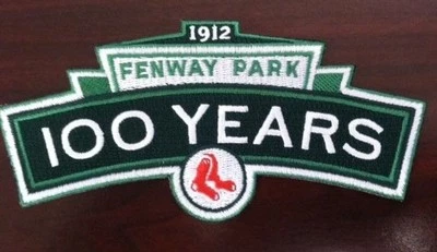 Red Sox Fenway Park boston red sox anniversary  patch 5.5" wide red sox patch - Image 1 of 4