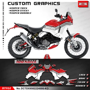 Kungfu Graphics Motorcycle Decals Durable Vinyl for DESERT X 2022 2023 2024 - Picture 1 of 8