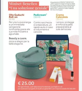 Miniset benefico mini set Just nuovo guduchi crema calendula creme piedi cremine - Foto 1 di 1