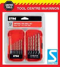 P&N BY SUTTON 13pce HSS IMPERIAL DRILL SET (1/16” – 1/4”) – REPLACES FROST 92250