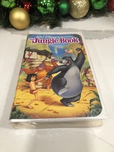 RARE 💎 New Seald Black Diamond Classic Walt Disney " The Jungle Book " VHS - Picture 1 of 6