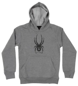 Spyder Youth Boys (8-20) Camp Pullover Hoodie, Coal Heather, Small (8) - Picture 1 of 1