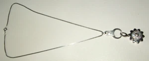 Designer Schmuck 925 Silber - Jette - Kette 44 cm mit Anhänger 2,8 + Etuitasche - Bild 1 von 8