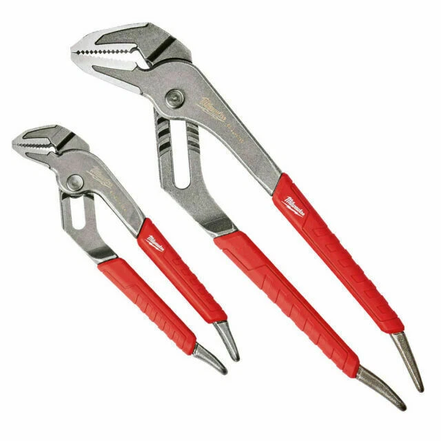 Milwaukee 48-22-6330 6" and 10" Straight Jaw Pliers - Pack of 2