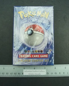 Pokemon Base Set 2 Player Starter Set Theme Deck Factory Sealed 1999 WOTC *MINT* - Picture 1 of 4