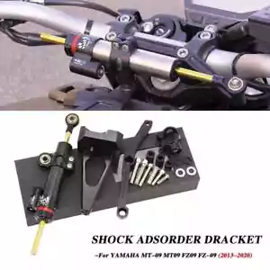 For Yamaha MT-09 FZ09 2013-2020 2018 CNC Steering Damper & Mounting Bracket Kit - Foto 1 di 7