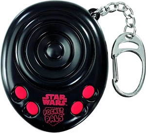 Star Wars - SW02778- Pocket Pals - Black Key Chain Ring Fob - Movie Sounds New - Foto 1 di 1
