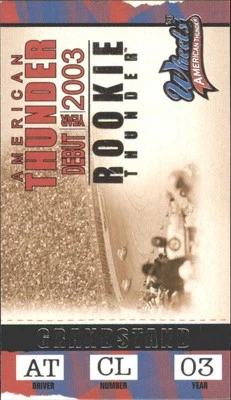 2003 Wheels American Thunder Rookie Thunder #RT36 Checklist - RAC - Image 1 of 2