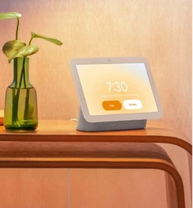 Google Nest Hub 2a gen. 7" Smart Display Gesso - Foto 1 di 5