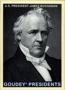 2008 Upper Deck Goudey #250 James Buchanan Short Print Presidents SubSet SP - Picture 1 of 2