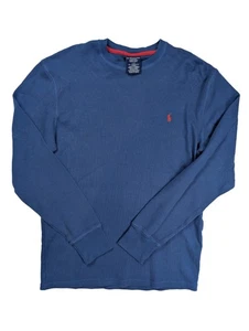 Polo Ralph Lauren Azul Térmico Ropa de Dormir Camisa Manga Larga Para Hombre Talla Grande - Imagen 1 de 4