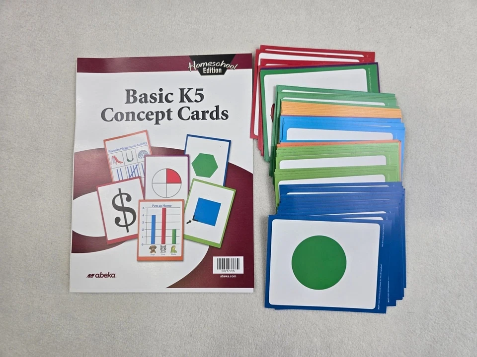 Abeka Basic K5 Concept Cards Homeschool Edition - Image 1 of 1
