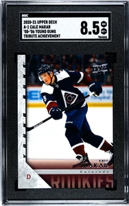 Cubierta superior #A-1 Cale Makar 2020-21 ~ 05-06' Young Guns Tribute Achievement SGC 8,5 - Imagen 1 de 2