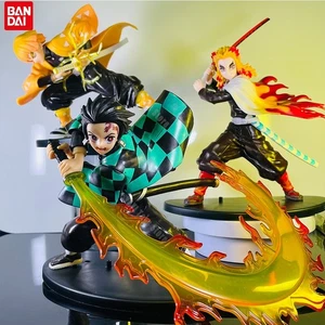 Demon Slayer Figur Tanjiro Zenitsu Kyojuro PVC Anime Modell Statue Sammlung - Bild 1 von 9