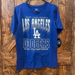 MLB genuine merchendise boys blue Los Angeles dodgers NWT tshirt - Picture 1 of 6