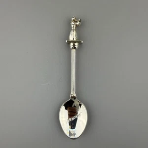 VTG Norway Souvenir Spoon – “Norge” Engraved – Woman Drinking Horn Finial 4½” - Picture 1 of 3