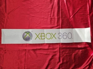 Original X-Box 360 Schriftzug Aufkleber f. Schaufenster Kiosk Aufsteller Promo - Bild 1 von 5