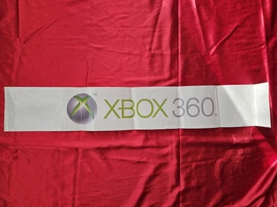 Original X-Box 360 Schriftzug Aufkleber f. Schaufenster Kiosk Aufsteller Promo - Bild 1 von 4
