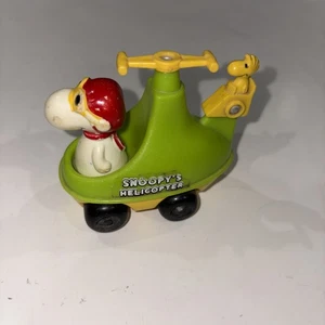 De colección 1965 Peanuts Little People Estilo Snoopy’s Helicóptero Juguete Woodstock - Imagen 1 de 6