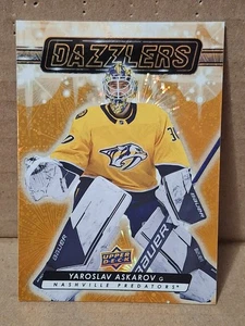 2023 YAROSLAV ASKAROV UPPER DECK DAZZLERS NHL HOCKEY CARD #DZ-12 PREDATORS  - Bild 1 von 2