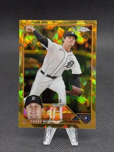 2023 Topps Chrome Sapphire Casey Mize Gold /50 Detroit Tigers #586 - Bild 1 von 3