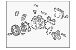 Genuine GM Engine Water Pump 55582273 - Picture 1 of 4