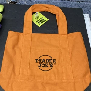 NUEVO Bolso de Mano Trader Joe’s Halloween Mini Lona Naranja - Edición Limitada Envío gratis - Imagen 1 de 5