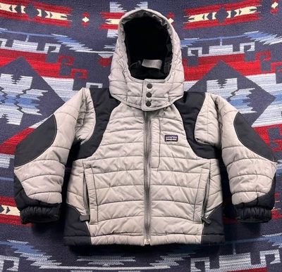 Patagonia Jacket Kid XXS Puffer Puff Rider Hooded Insulated Winter Coat Snow Ski - Image 1 of 4